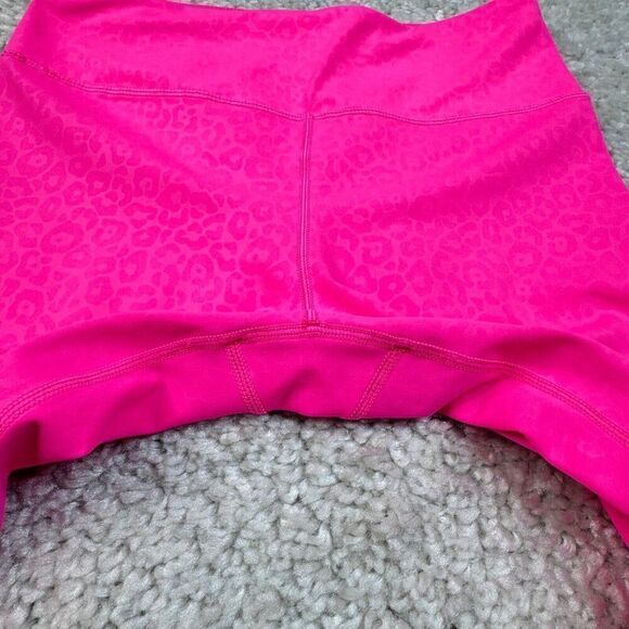 Zyia Hot Pink Leopard Light N Tight Hi Rise 7/8 Legging - Picture 9 of 11